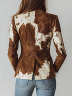 Agathe | Blazer Vintage Stampato Koe Eco-Responsabile