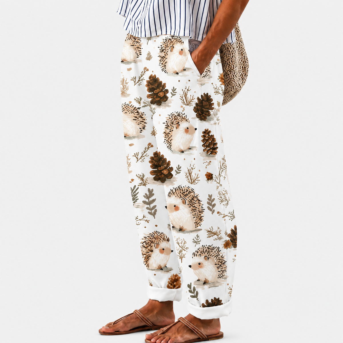 Pantaloni Charmant in Comfort Legno
