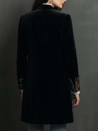 Léontine | Blazer Ajustato Stampato Barocco Nero