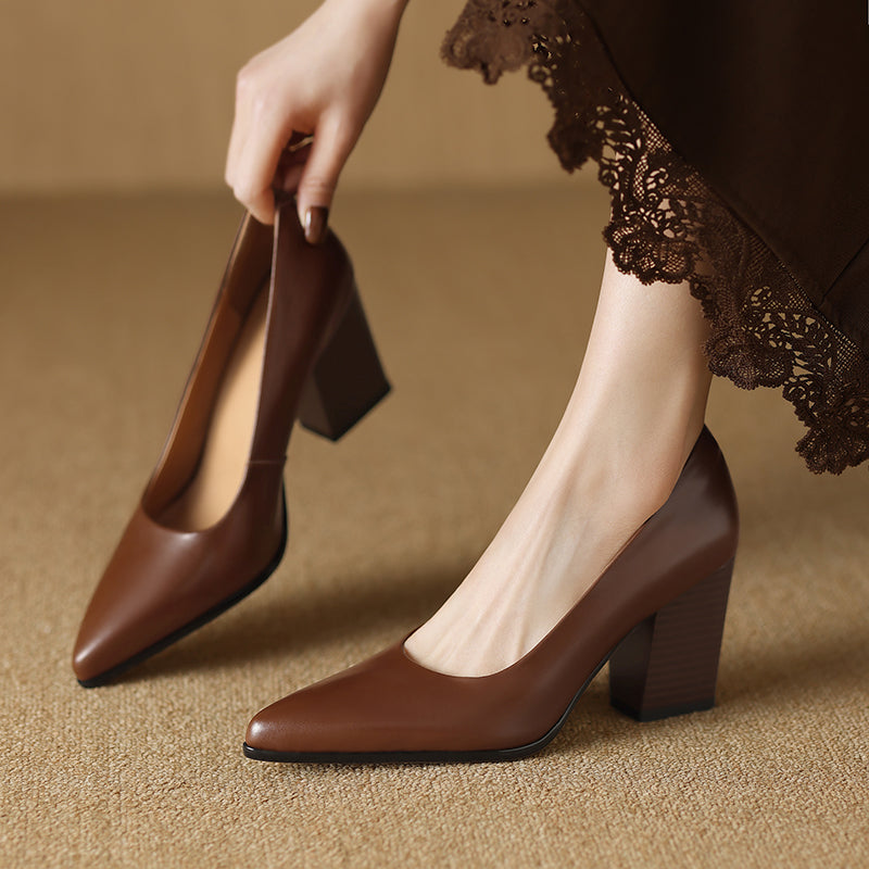 Vivienne | Pump con Tacco Blocco Senza Tempo