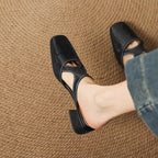Wynne | Eleganti Mules con Tacco a Blocco