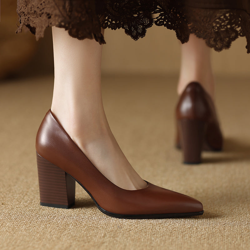 Vivienne | Pump con Tacco Blocco Senza Tempo