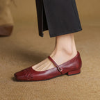 Marlow | Ballerine Mary Jane con Punta Quadrata