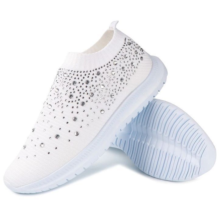 Rosalie | Baskets légères avec détails strass