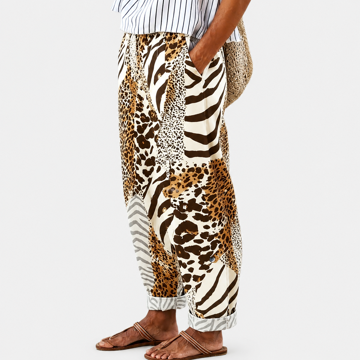 Pantaloni Confort Savanna Mosaic