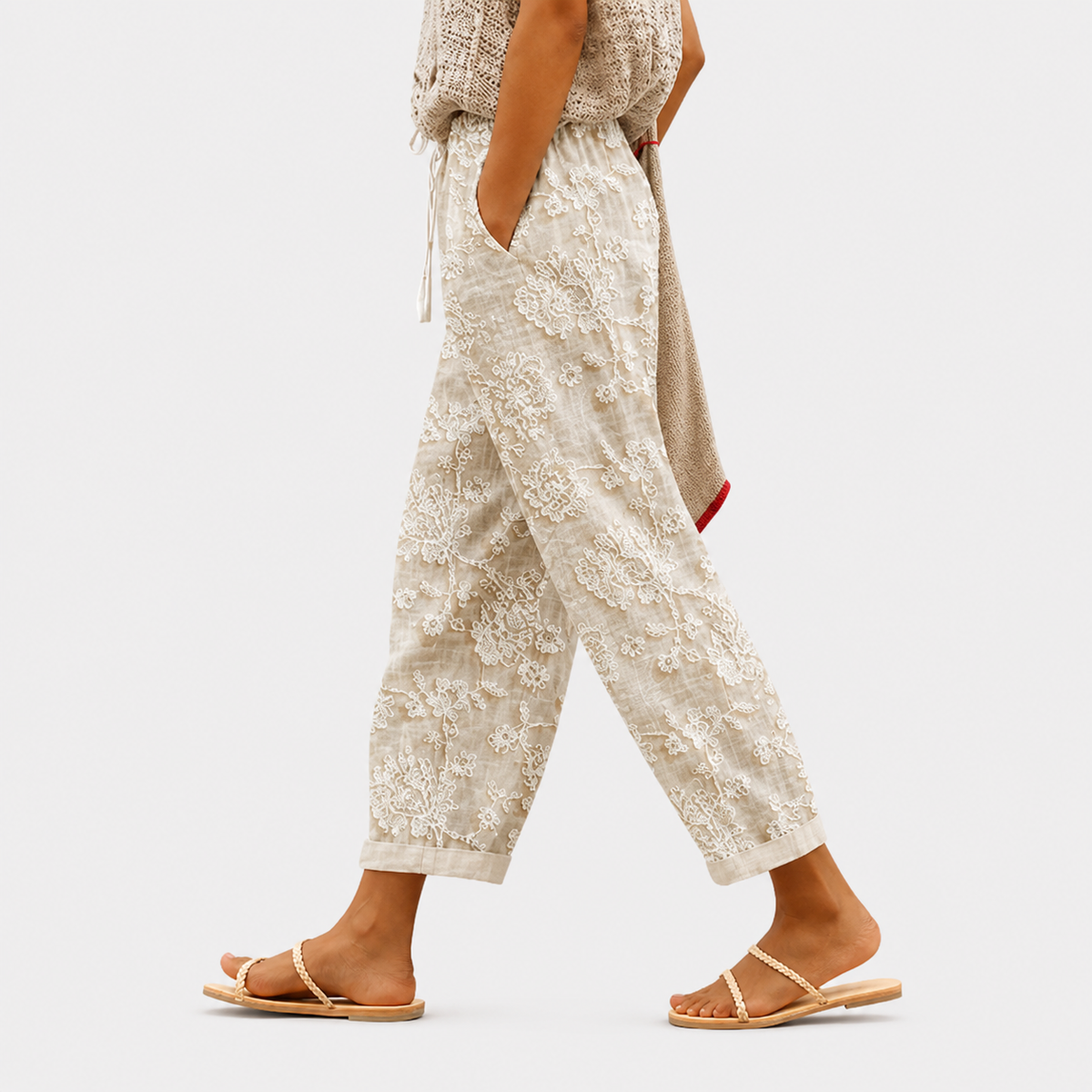 Pantaloni Relaxed Vintage Blossom