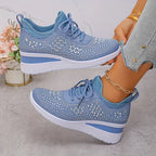 Assina | Baskets confort avec détails strass