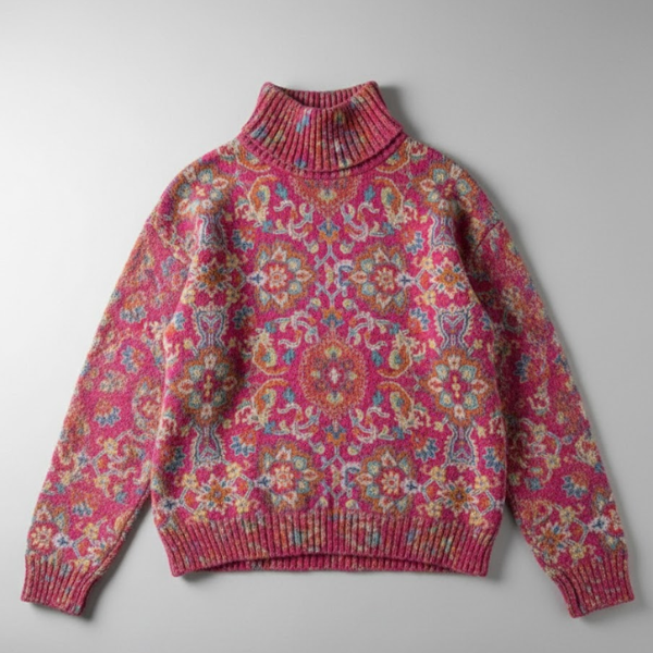 Mirabel | Maglione a Collo Alto Ornato