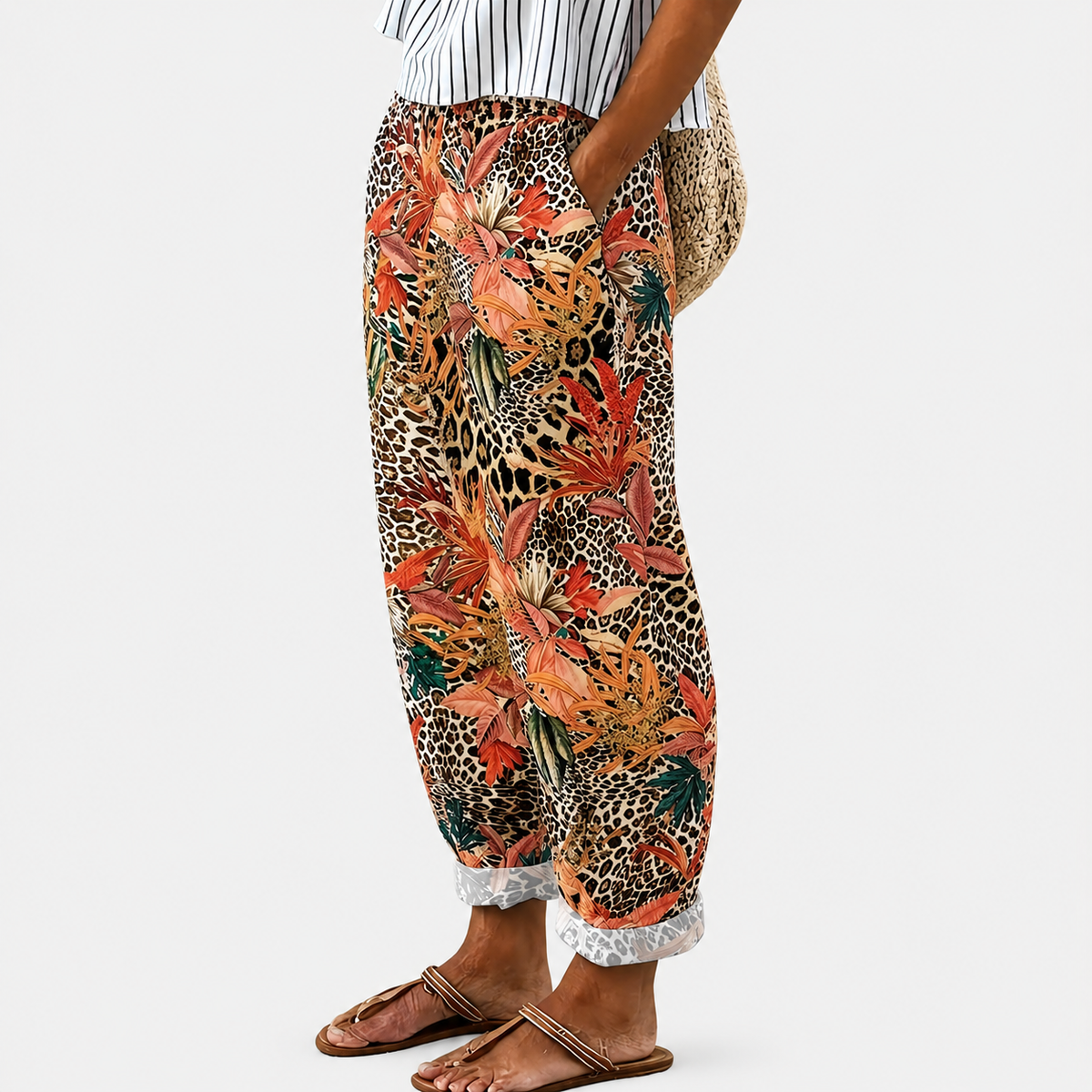 Pantaloni Confort Wild Garden