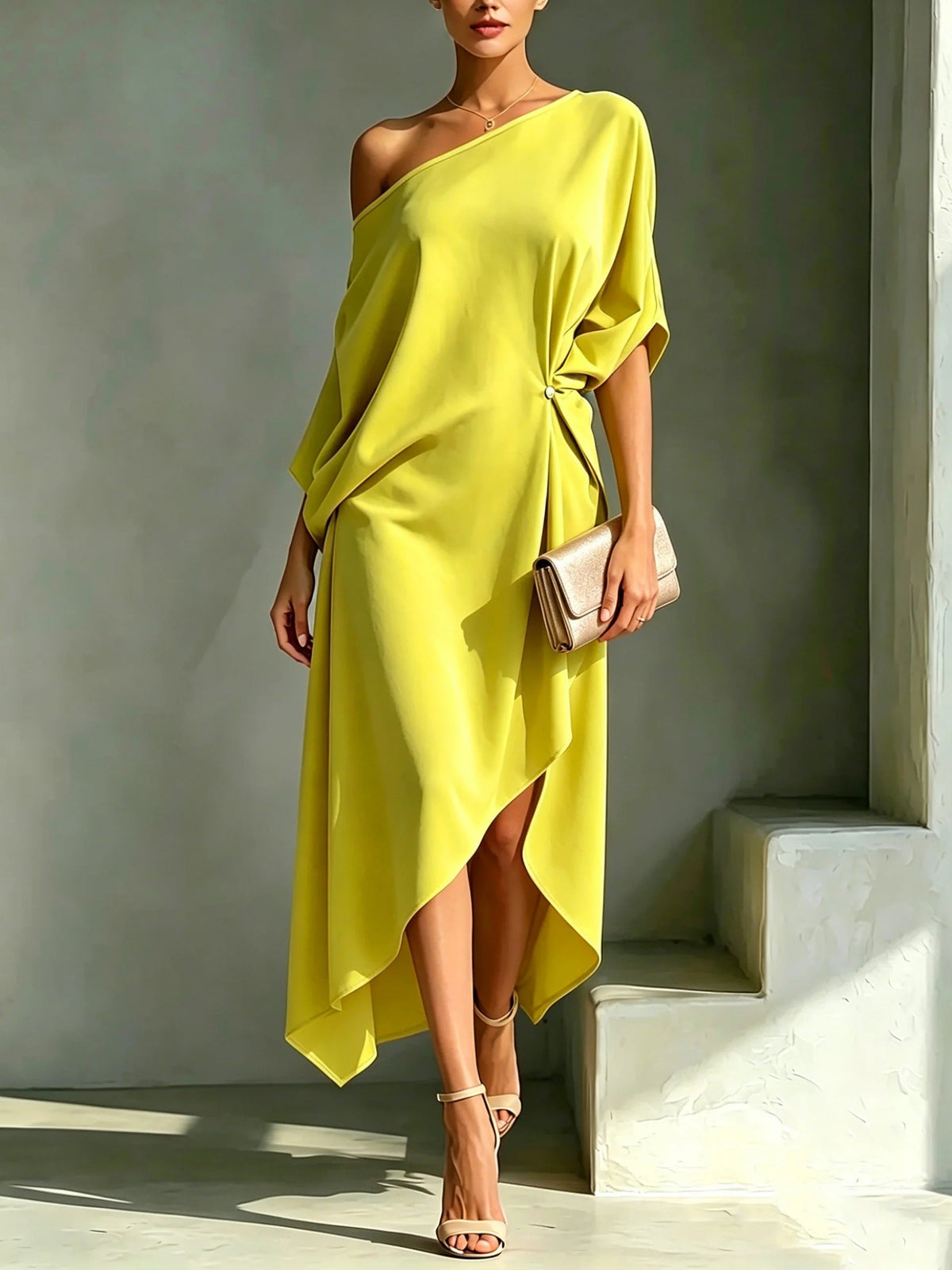 Camila™ │ Abito Asimmetrico Elegante
