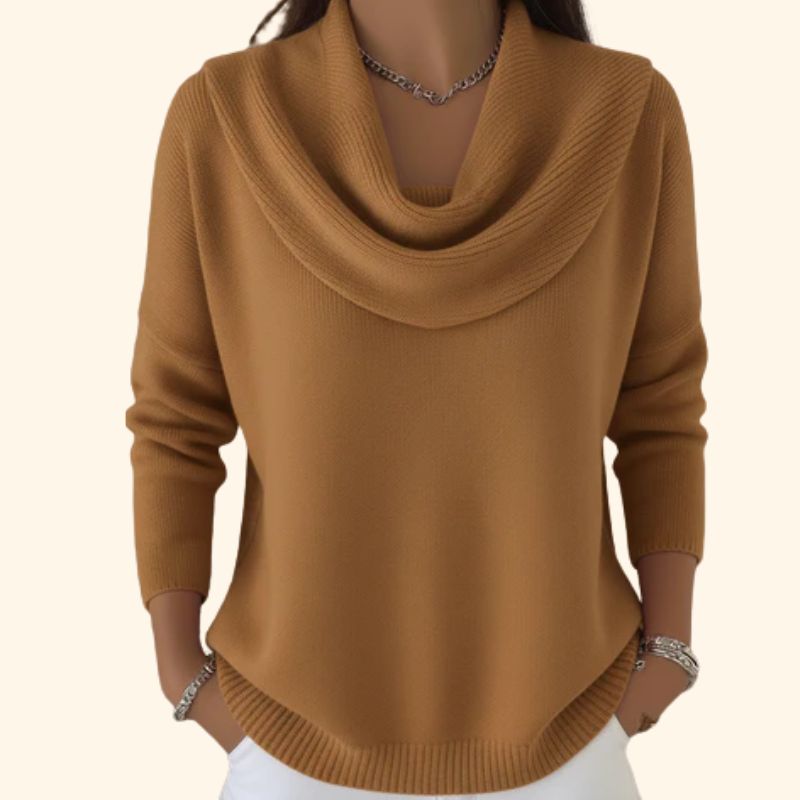 Darcy | Maglione con Collo Drappeggiato