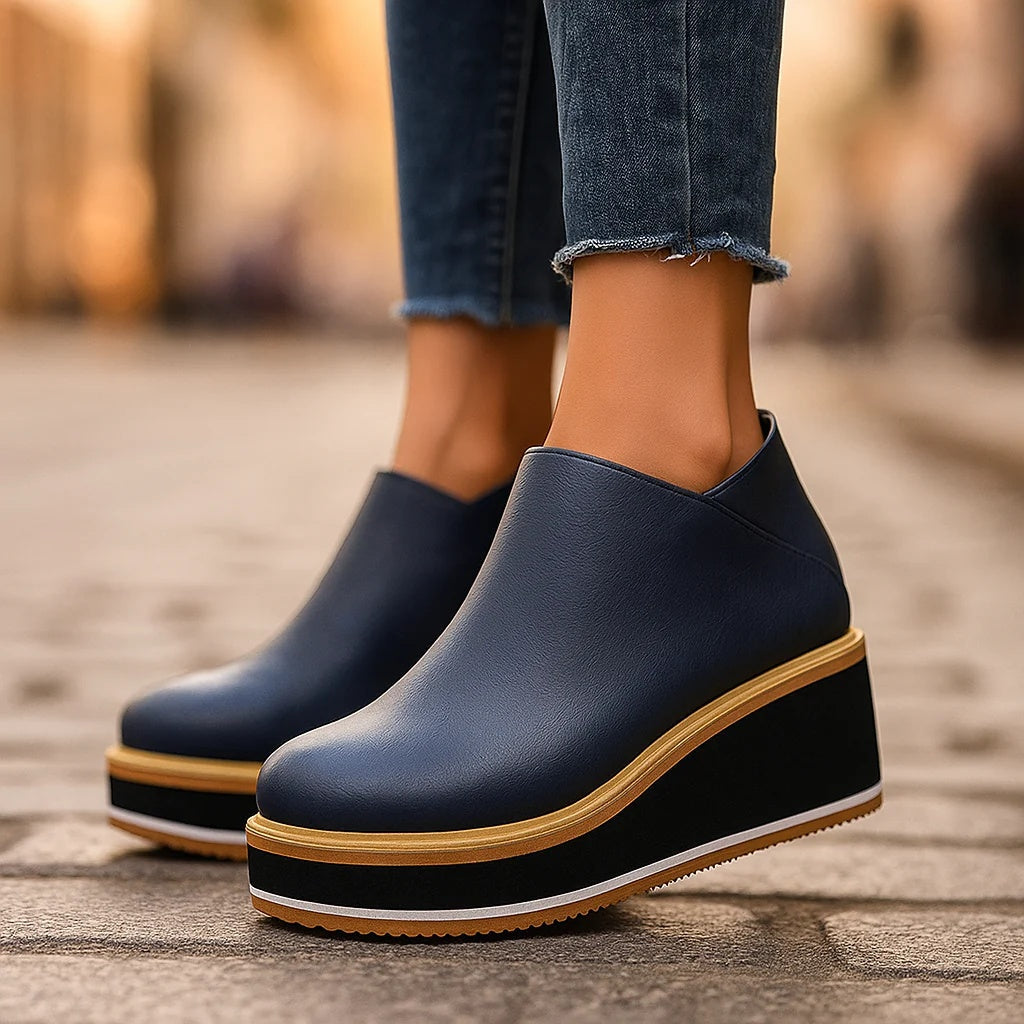 Coralie | Stivaletti con Tacco e Zip Laterale