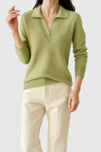 Pauline | Maglione con colletto a V