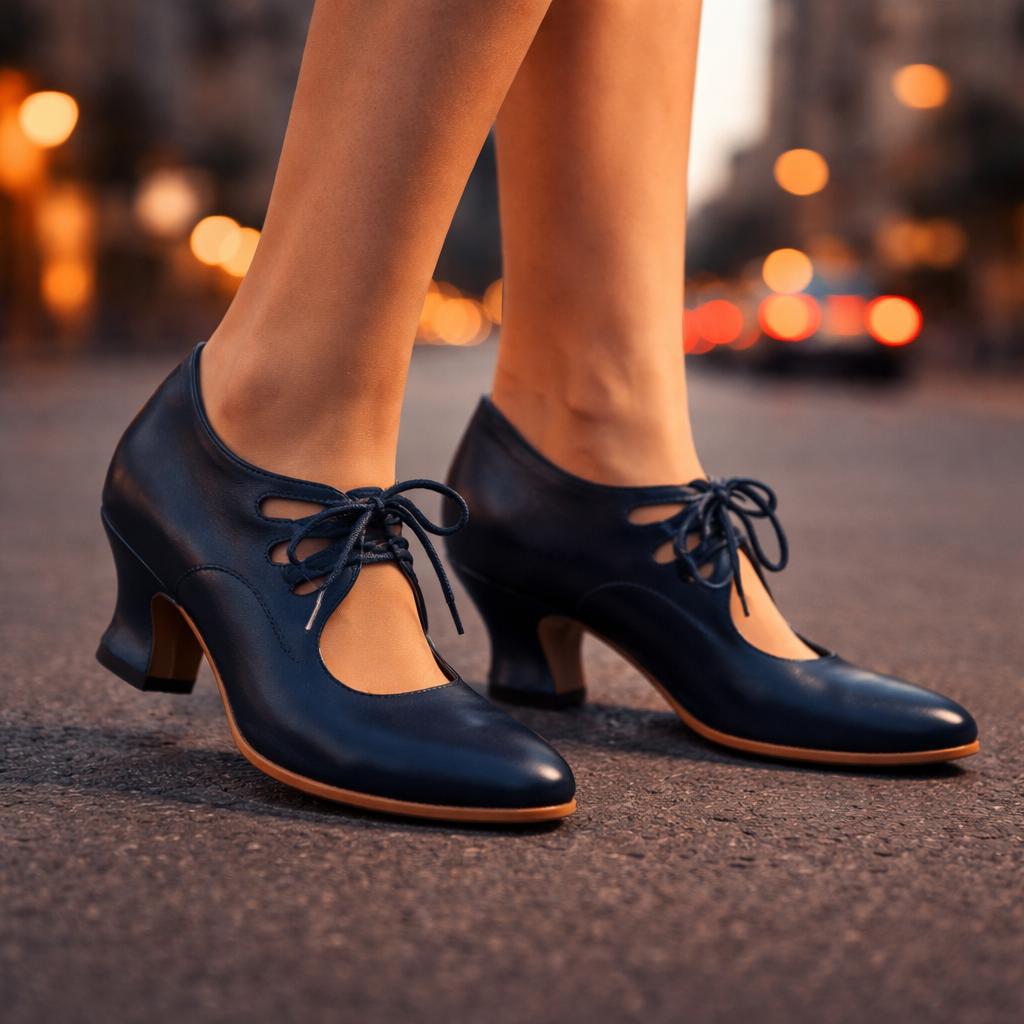 Valentina | Scarpe con Tacco Allacciate in Pelle