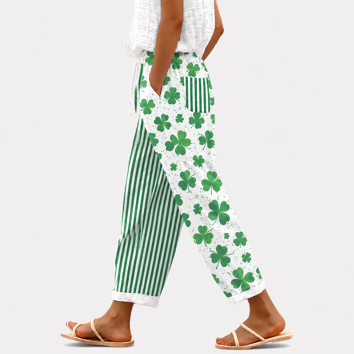 Pantaloni casual con tasche per donne
