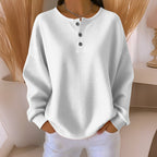 Bernadette | Maglia Relaxed con Collo a Bottone
