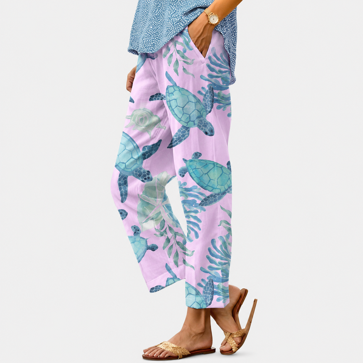 Pantaloni Dritti Casual per Donne