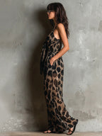 Patrizia | Jumpsuit Constance a Stampa Leopardata