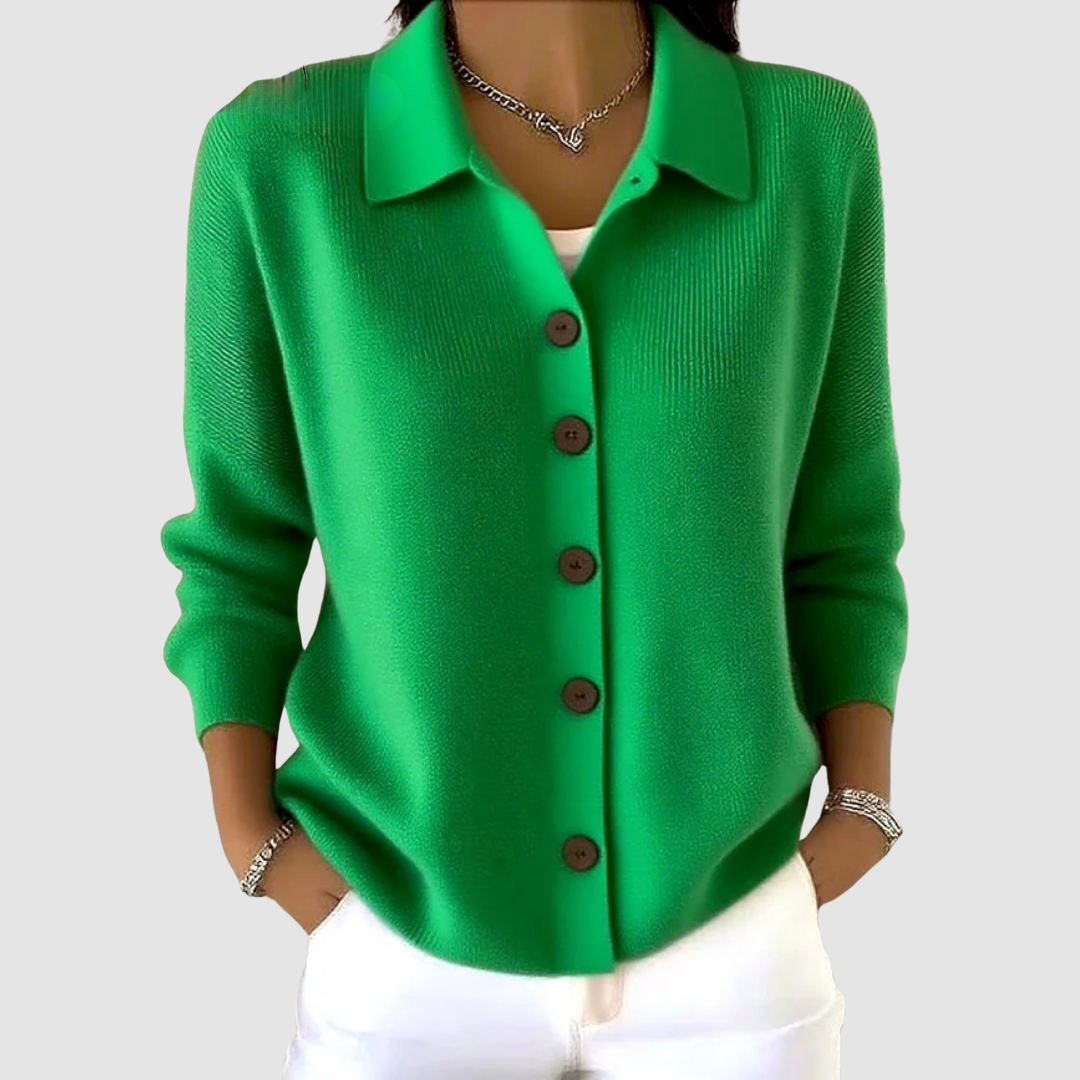 Millie | Cardigan con Collo e Bottoni