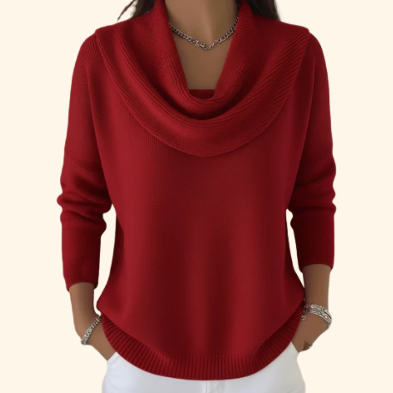 Darcy | Maglione con Collo Drappeggiato