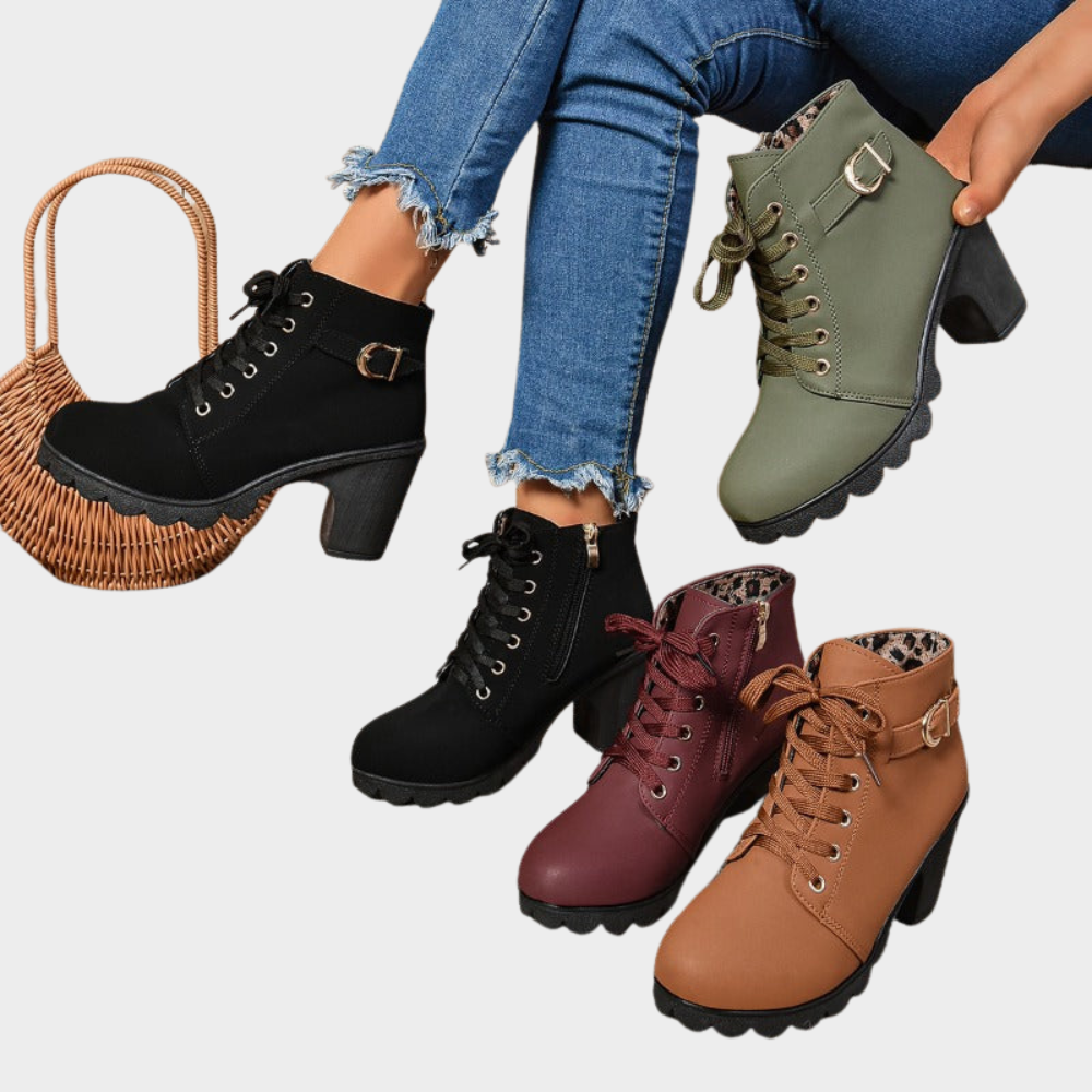 Léonie | Bottines confort à talon élégant