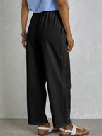 Shania - Pantaloni Relax con Bottoni