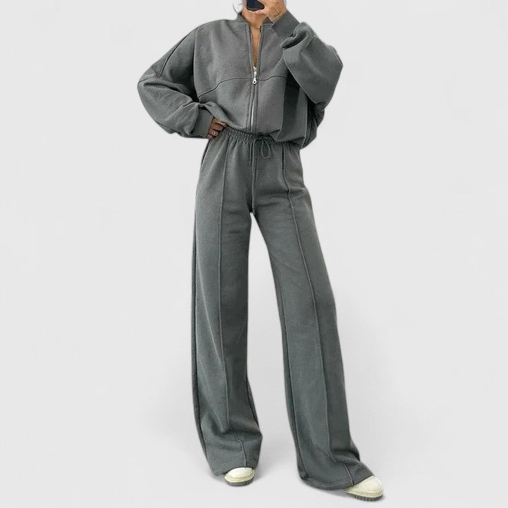 Suzanne | Set a Due Pezzi con Zip Anteriore Relaxed