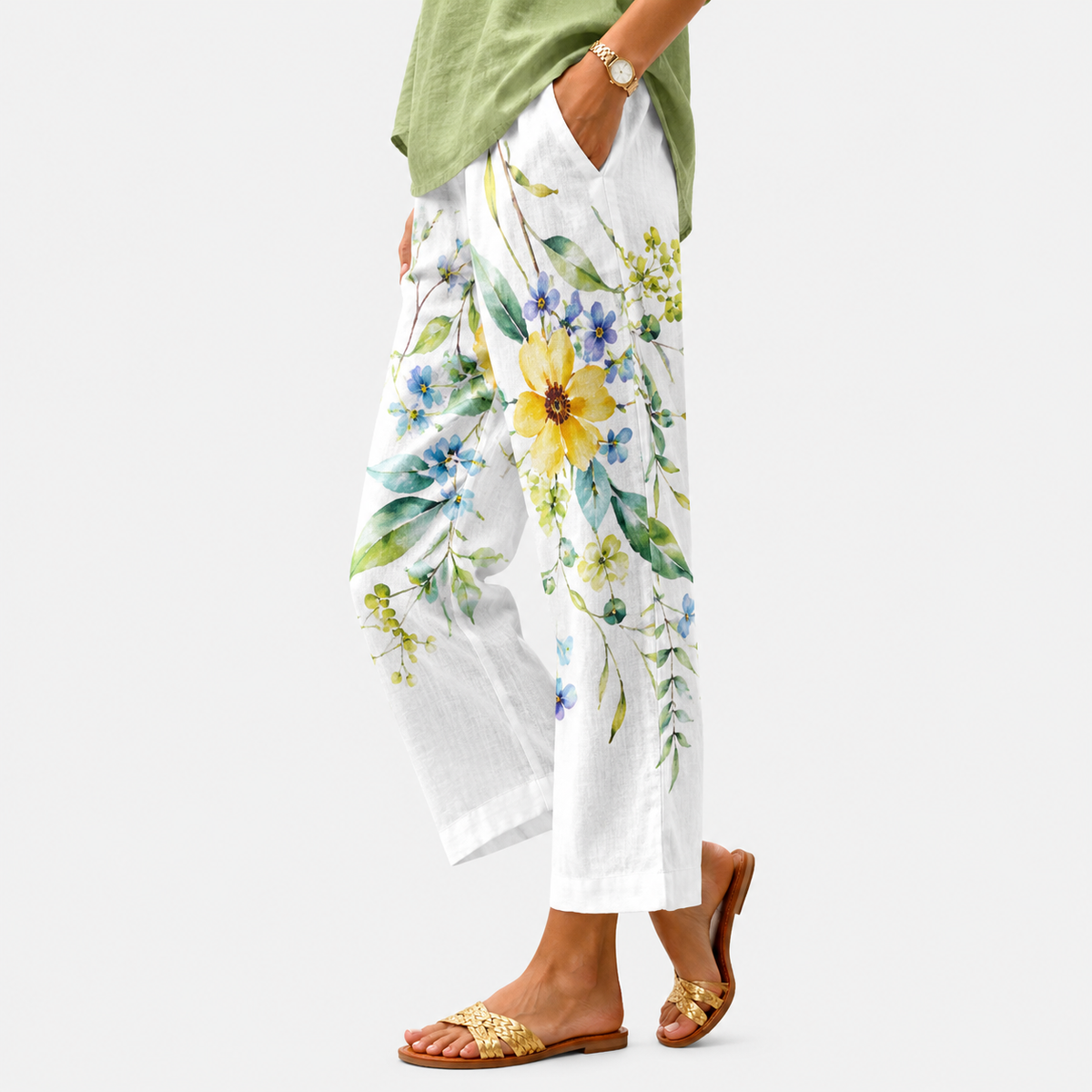 Pantaloni Stampati Artistici per Donne