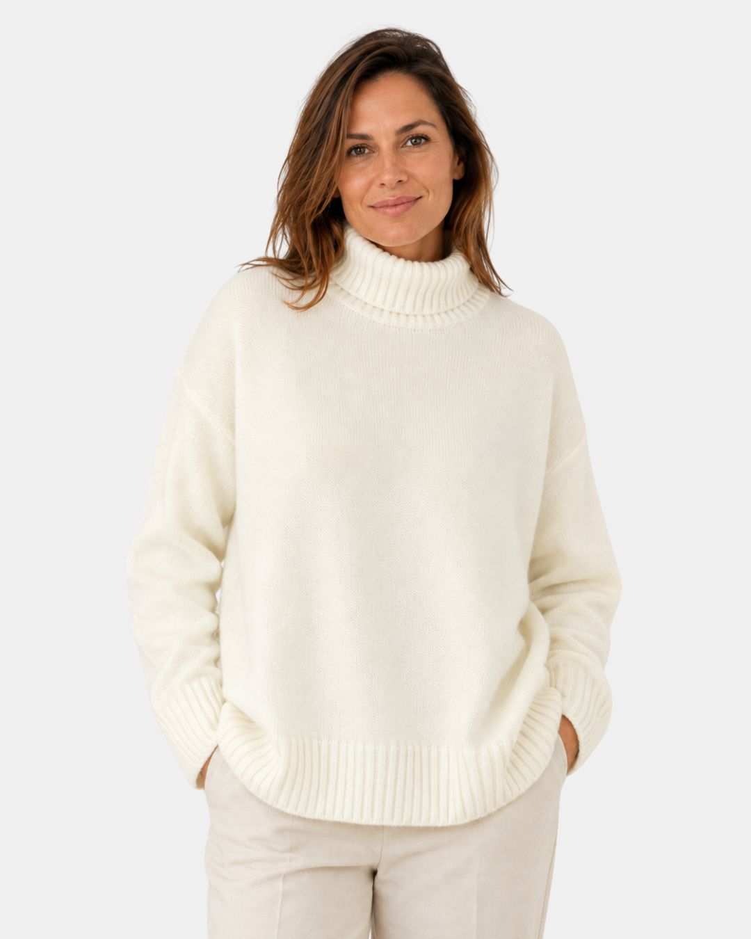 Irena | Maglione Morbido con Collo Alto