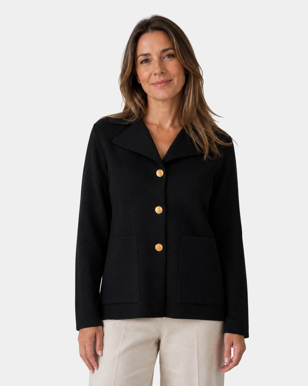 Celine | Cardigan in Maglia di Lana Merino