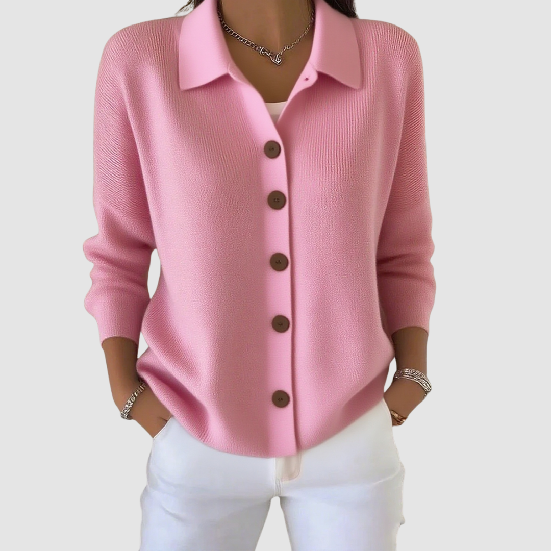 Millie | Cardigan con Collo e Bottoni