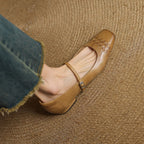 Marlow | Ballerine Mary Jane con Punta Quadrata