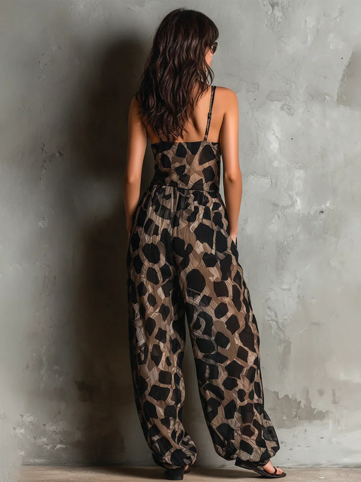 Patrizia | Jumpsuit Constance a Stampa Leopardata