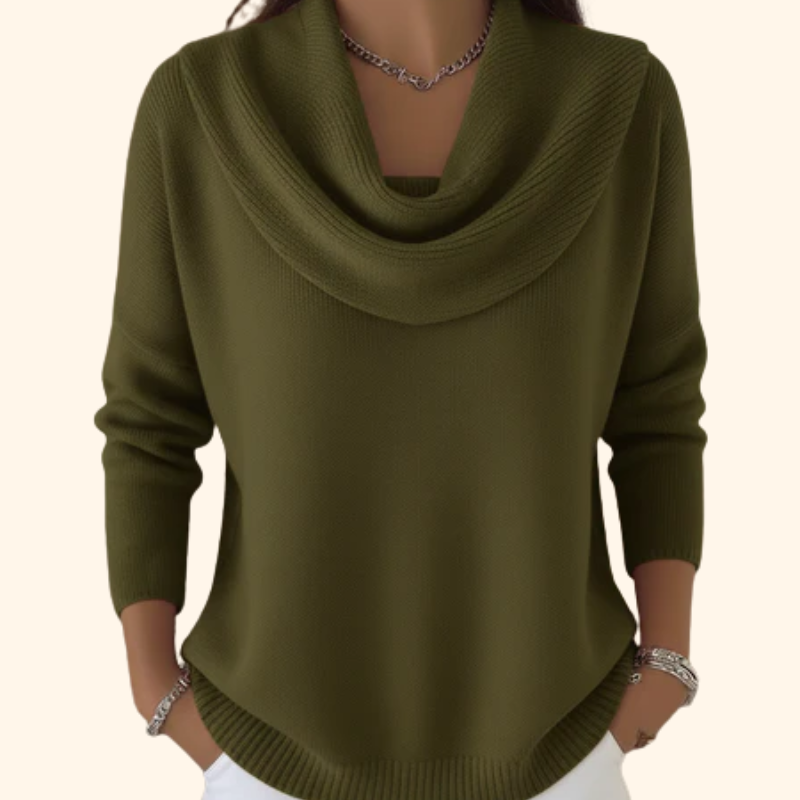 Darcy | Maglione con Collo Drappeggiato