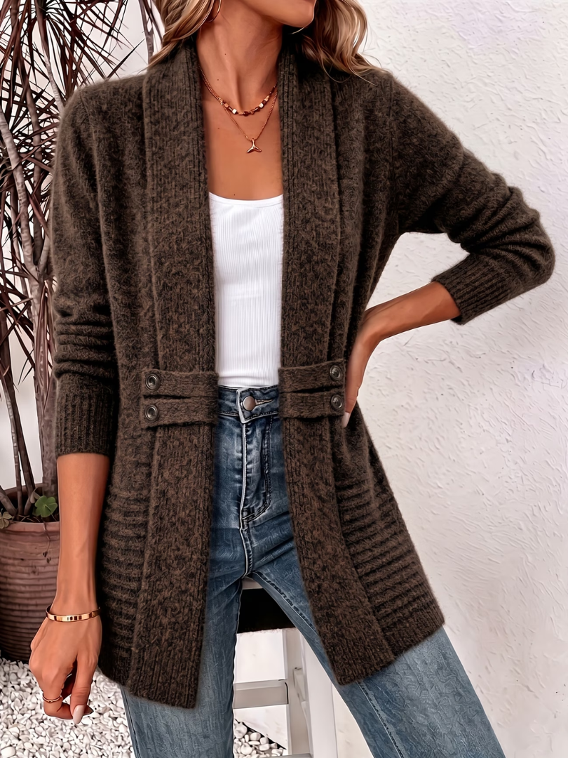 Aurelia | Cardigan Aperto Relaxato