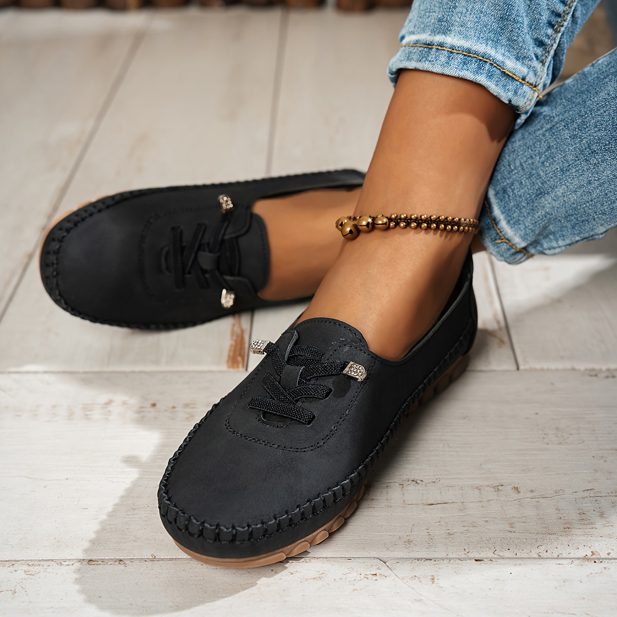 Élodie | Mocassins souples à soutien intégral pour pieds sensibles