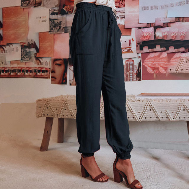 Kaeli – Pantaloni Eleganti con Cordon di Serraggio