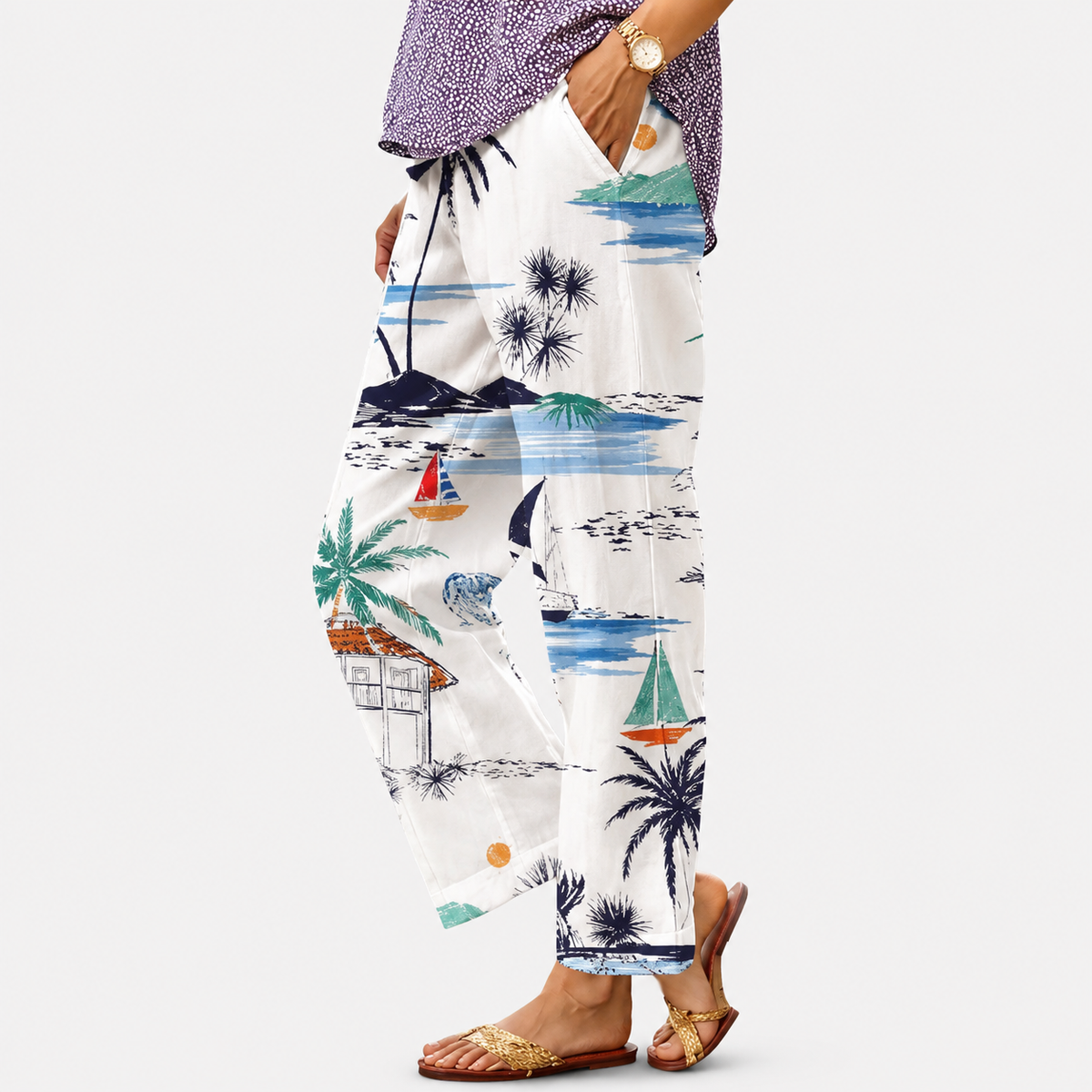 Pantaloni casual traspiranti per donne