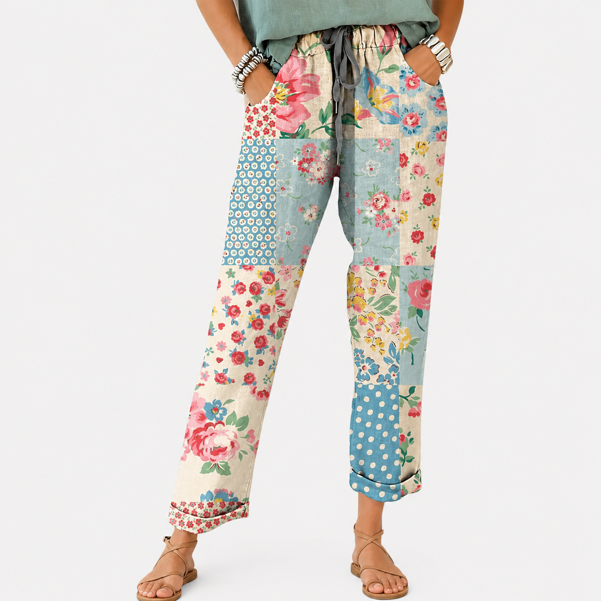 Pantaloni casual per donne con tasche