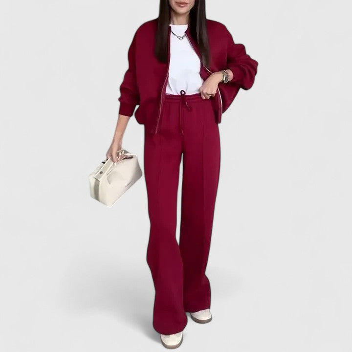 Suzanne | Set a Due Pezzi con Zip Anteriore Relaxed