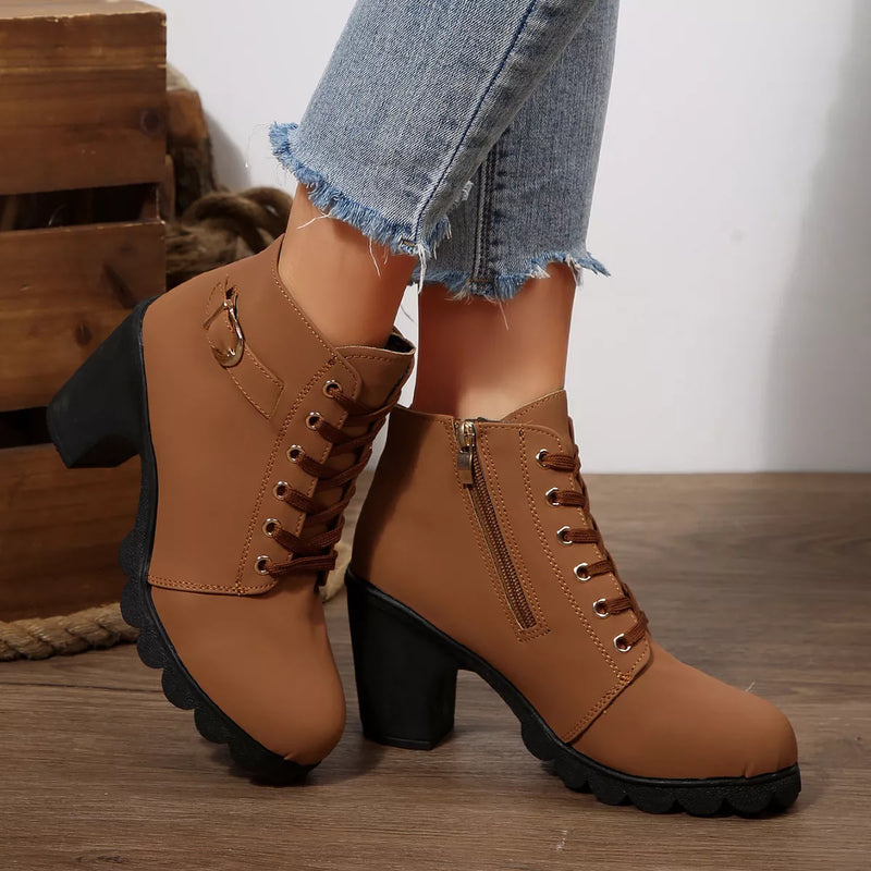 Léonie | Bottines confort à talon élégant