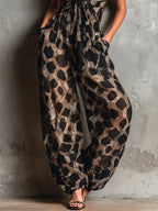 Patrizia | Jumpsuit Constance a Stampa Leopardata