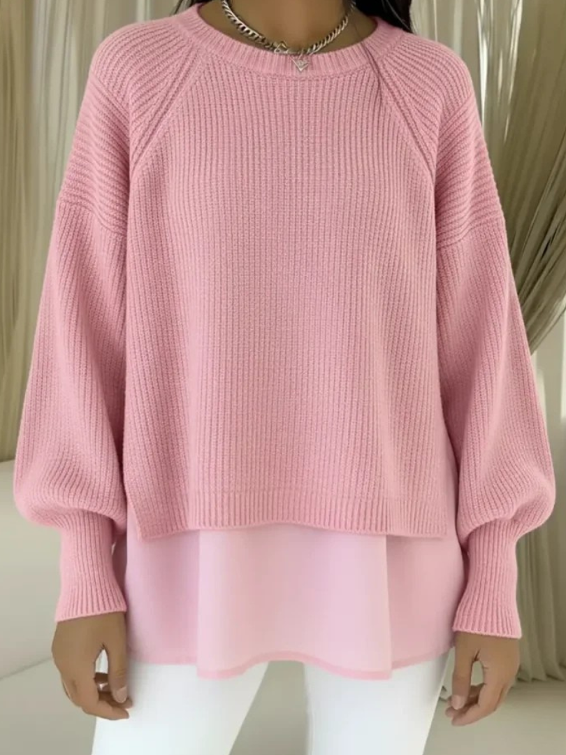 Laurel | Maglione a Maglia con Orlo a Strati
