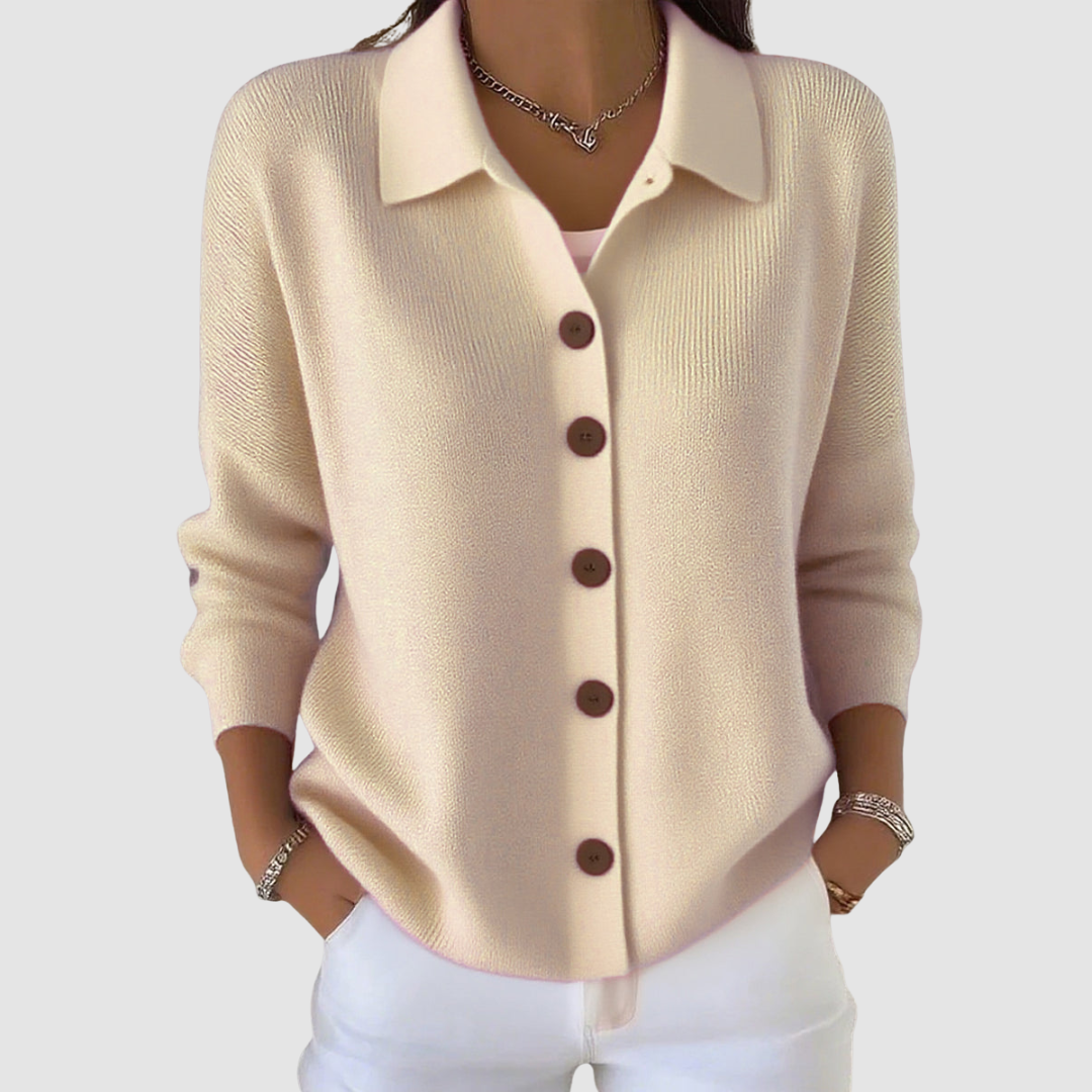 Millie | Cardigan con Collo e Bottoni