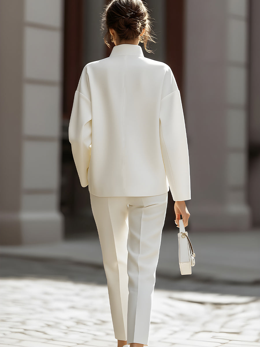 Claudia | Completo Camicia Oversize e Pantaloni Sartoriali