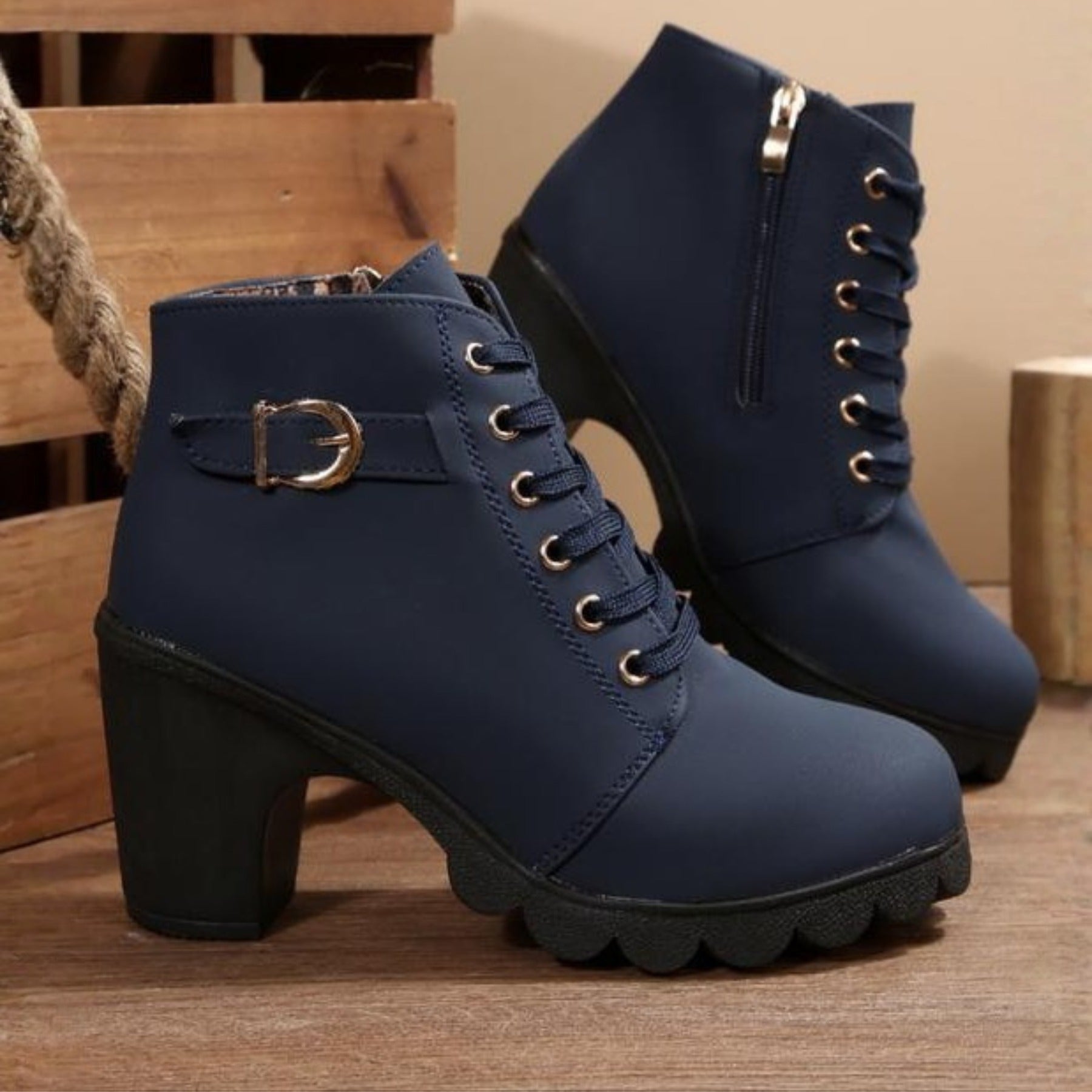 Léonie | Bottines confort à talon élégant