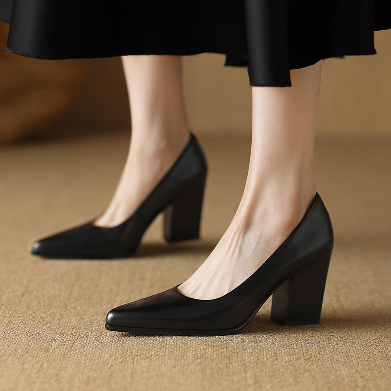 Vivienne | Pump con Tacco Blocco Senza Tempo