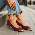 Aveline | Ballerine con Punta Dorata