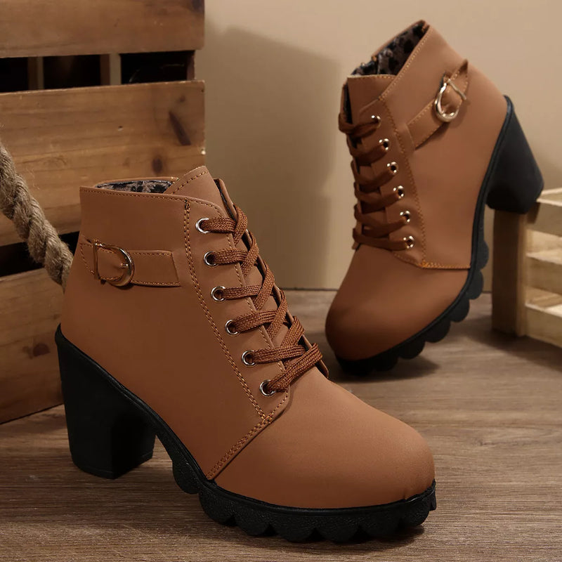 Léonie | Bottines confort à talon élégant