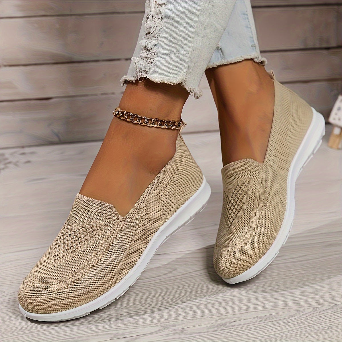 Noémie | Mocassins en maille respirante